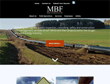 Tablet Screenshot of mbfinspection.com